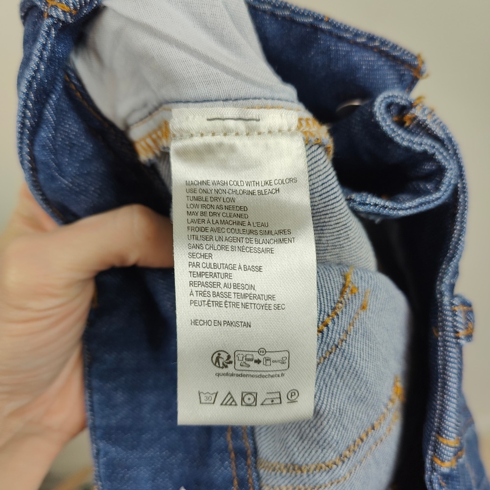Anthropologie Pilcro Jeans Women 25 Blue High Rise‎ Straight Relaxed Trouser - Picture 12 of 14